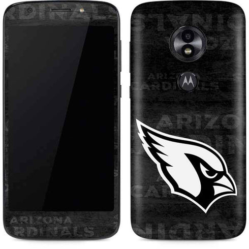 NFL Arizona Cardinals Black & White Moto E5 Play Skin